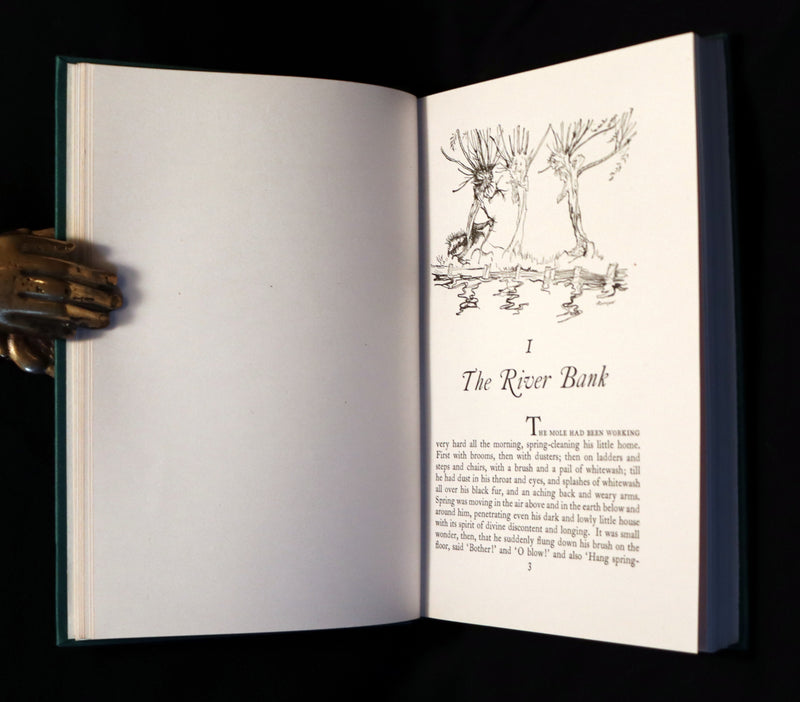 1950 Rare 1st Arthur RACKHAM Edition - The WIND IN THE WILLOWS by Kenneth Grahame.