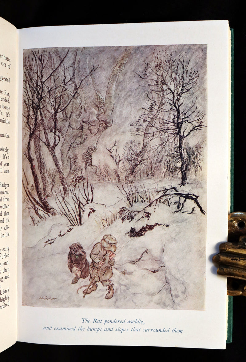 1950 Rare 1st Arthur RACKHAM Edition - The WIND IN THE WILLOWS by Kenneth Grahame.