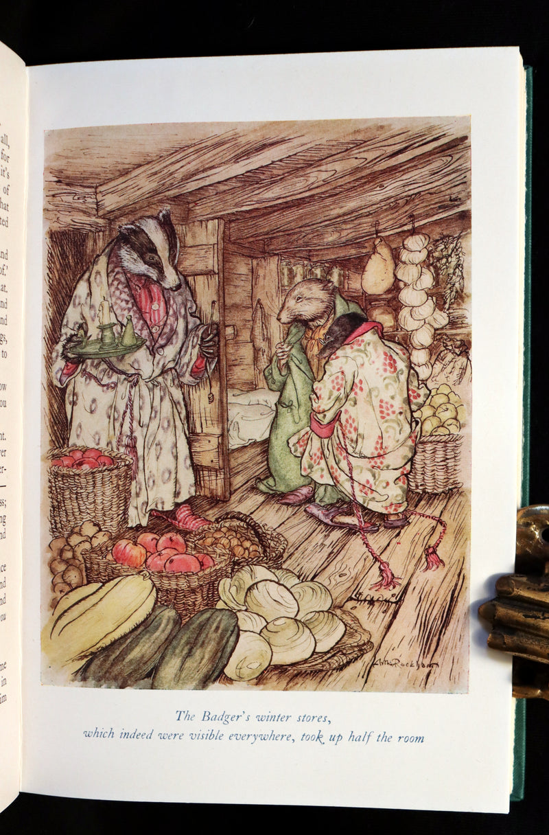 1950 Rare 1st Arthur RACKHAM Edition - The WIND IN THE WILLOWS by Kenneth Grahame.