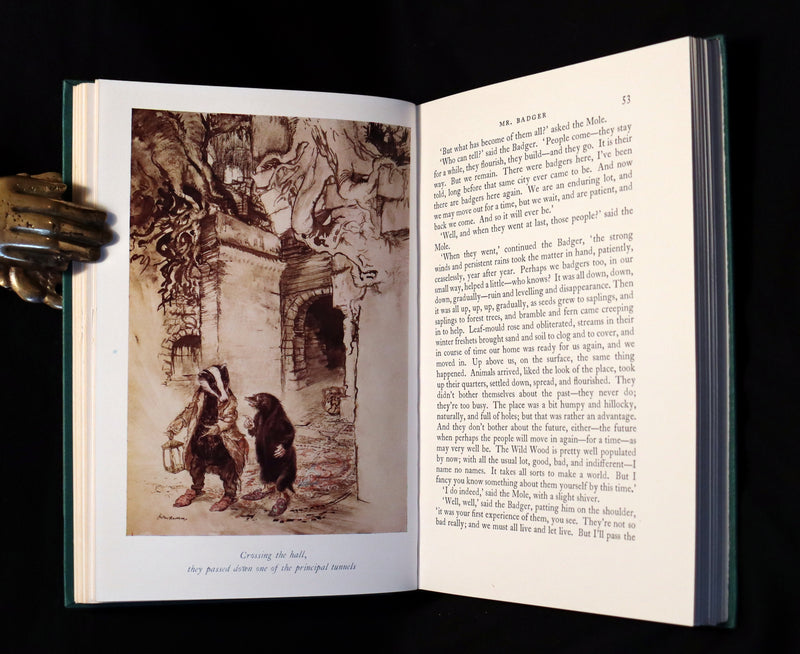 1950 Rare 1st Arthur RACKHAM Edition - The WIND IN THE WILLOWS by Kenneth Grahame.