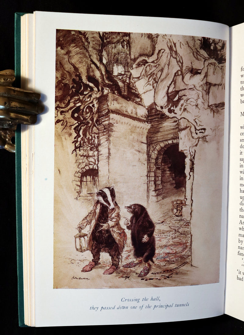 1950 Rare 1st Arthur RACKHAM Edition - The WIND IN THE WILLOWS by Kenneth Grahame.