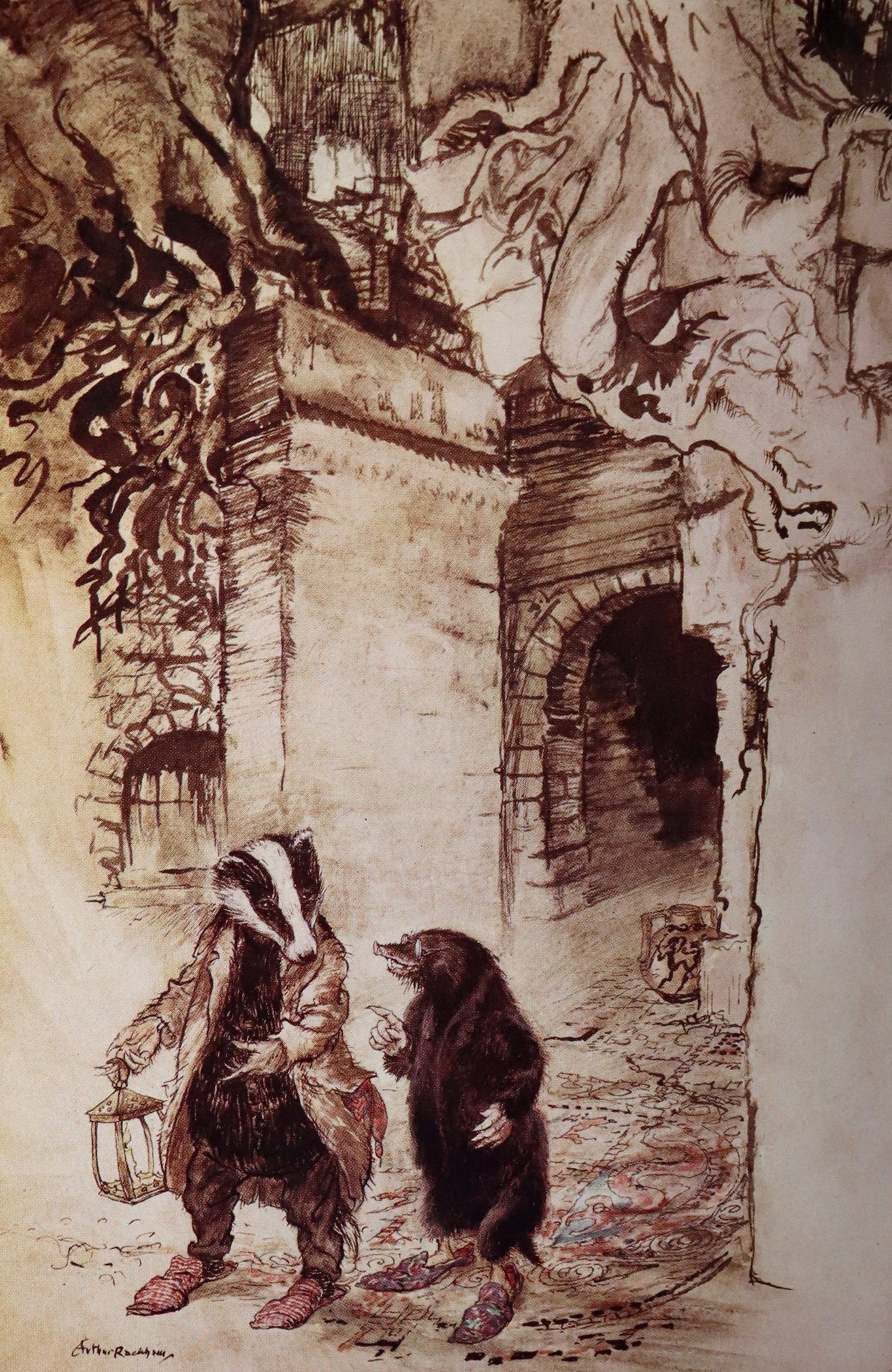 1950 Rare 1st Arthur RACKHAM Edition - The WIND IN THE WILLOWS by ...