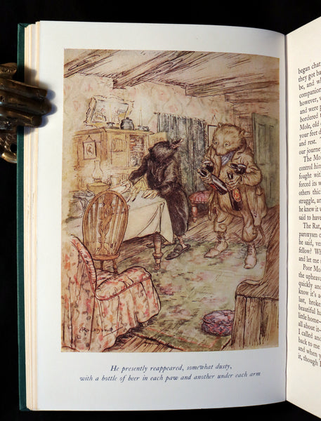 1950 Rare 1st Arthur RACKHAM Edition - The WIND IN THE WILLOWS by Kenneth Grahame.
