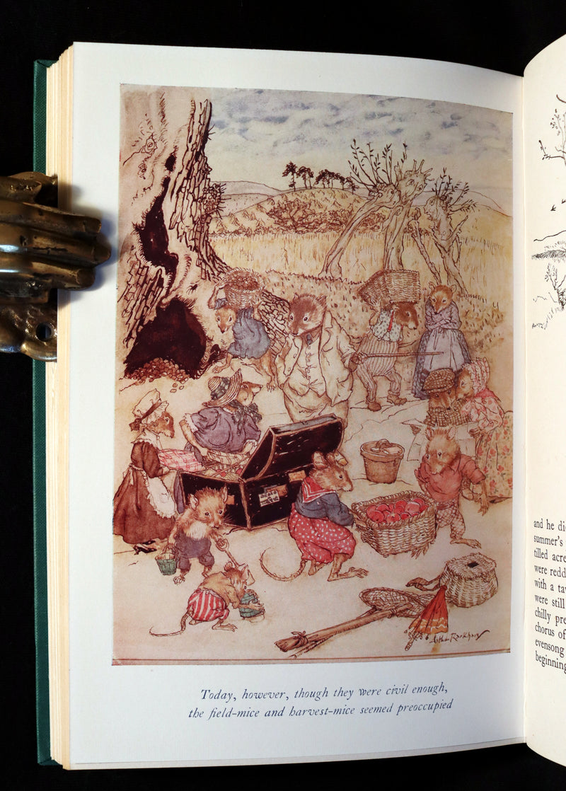 1950 Rare 1st Arthur RACKHAM Edition - The WIND IN THE WILLOWS by Kenneth Grahame.