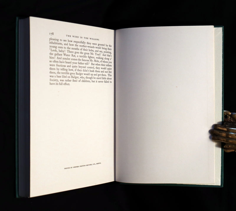 1950 Rare 1st Arthur RACKHAM Edition - The WIND IN THE WILLOWS by Kenneth Grahame.