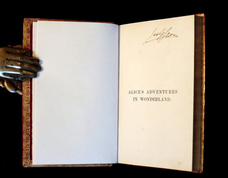 1872 Fine Bayntun-Riviere Binding - Alice's Adventures in Wonderland by Lewis Carroll.