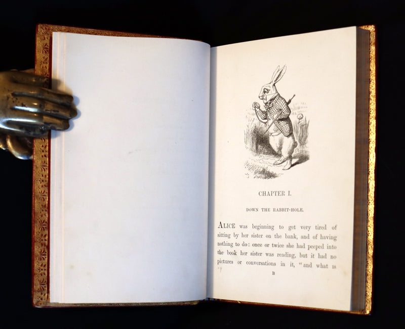 1872 Fine Bayntun-Riviere Binding - Alice's Adventures in Wonderland by Lewis Carroll.