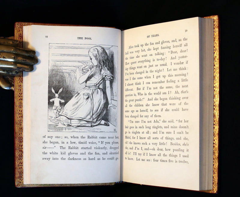 1872 Fine Bayntun-Riviere Binding - Alice's Adventures in Wonderland by Lewis Carroll.