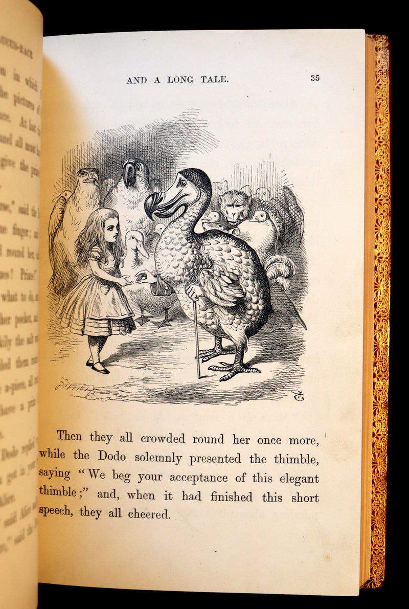1872 Fine Bayntun-Riviere Binding - Alice's Adventures in Wonderland by Lewis Carroll.
