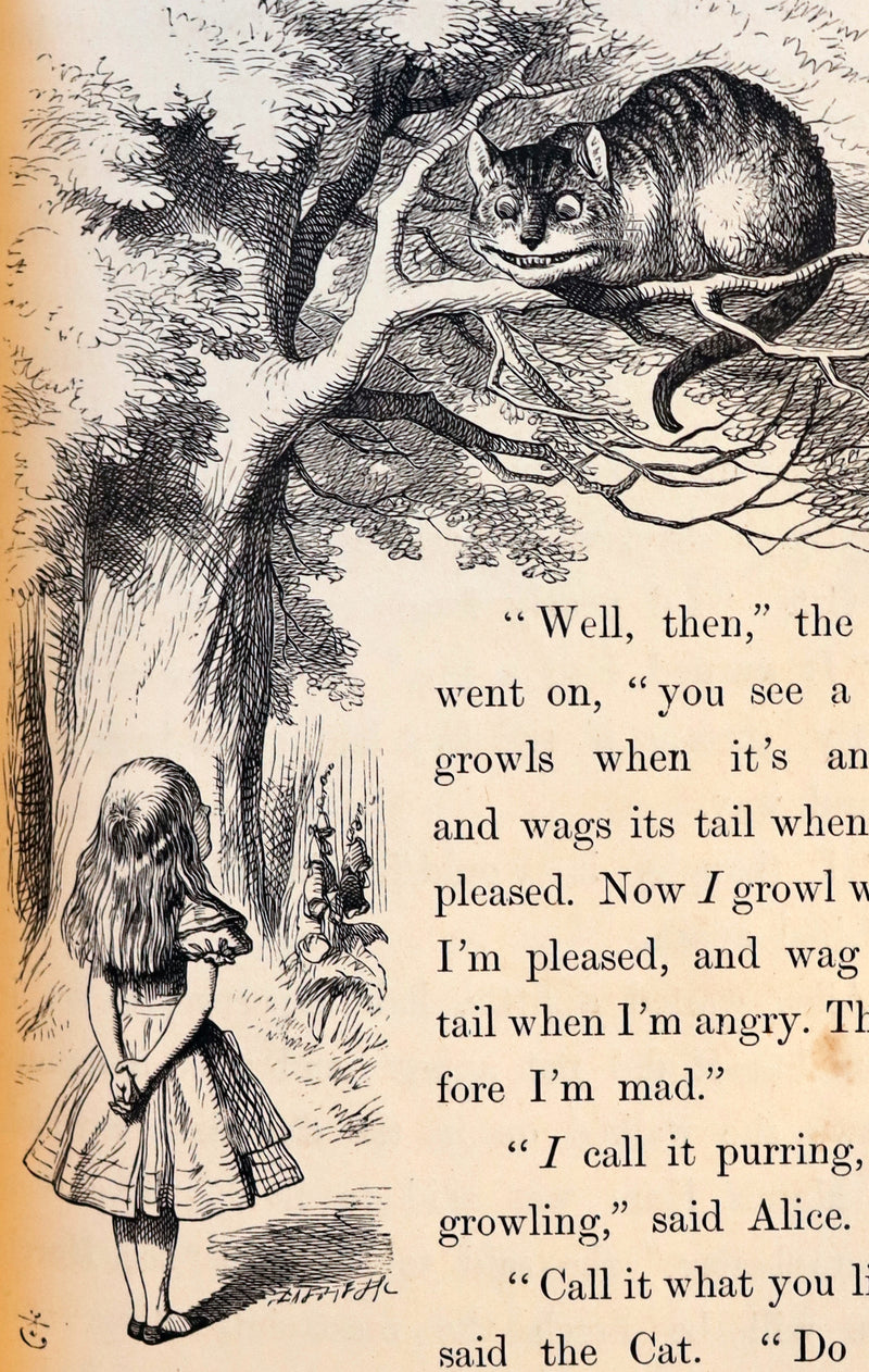 1872 Fine Bayntun-Riviere Binding - Alice's Adventures in Wonderland by Lewis Carroll.