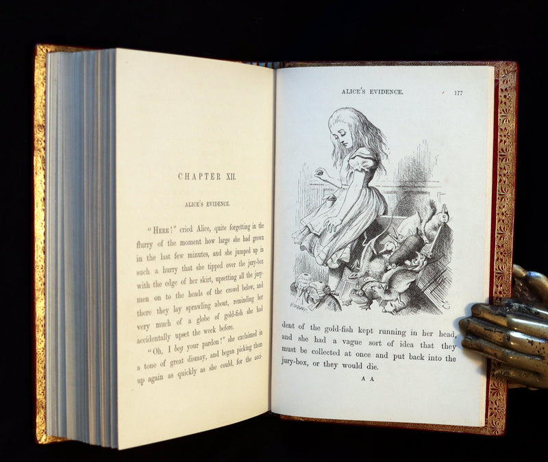1872 Fine Bayntun-Riviere Binding - Alice's Adventures in Wonderland by Lewis Carroll.