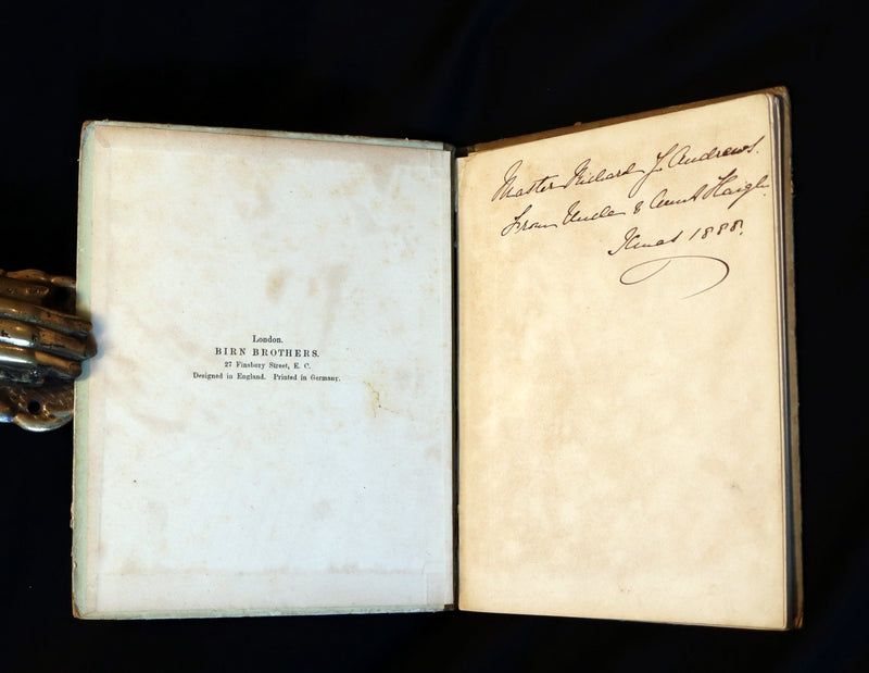 1885 Scarce Victorian Children Book - PEEPS into CHILD LIFE illustrated by Emily J. Harding.