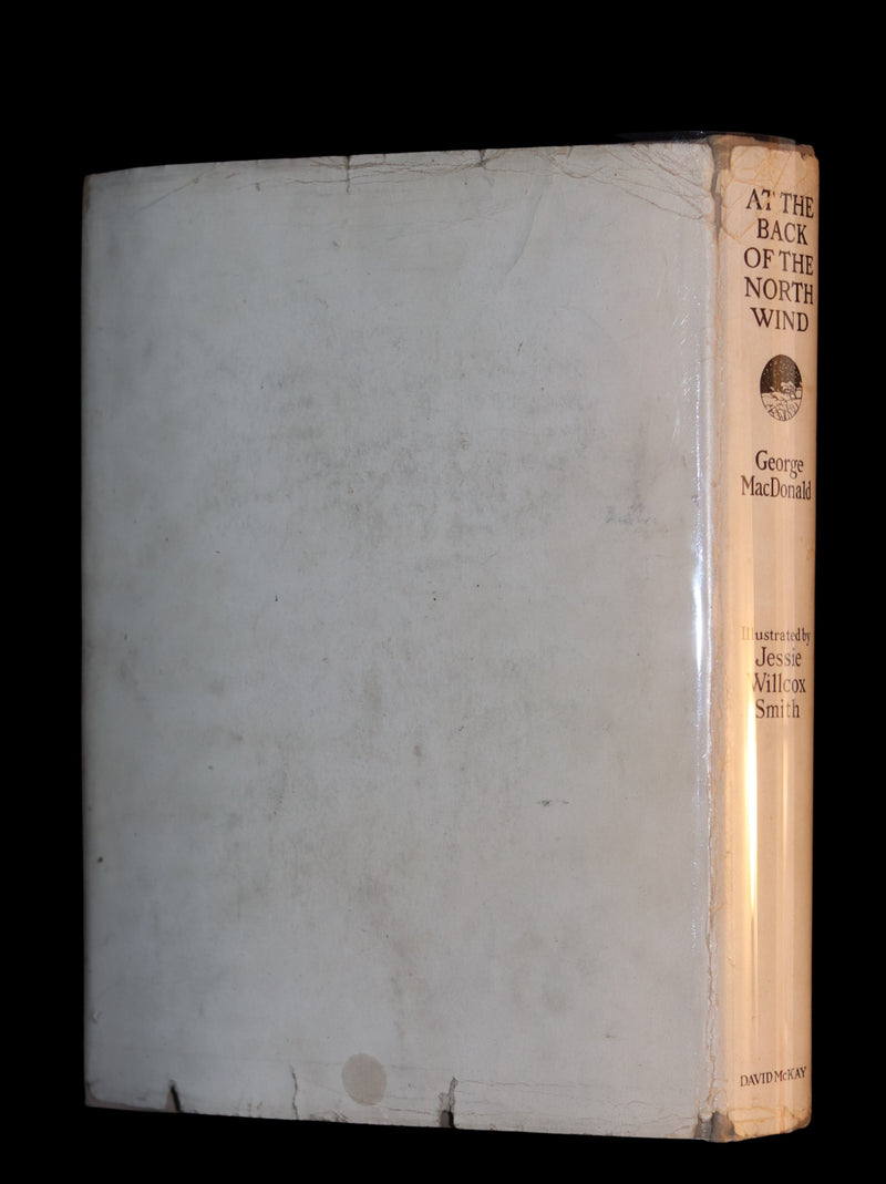 1919 First Edition Book - AT THE BACK OF THE NORTH WIND Illustrated by Jessie Willcox Smith.