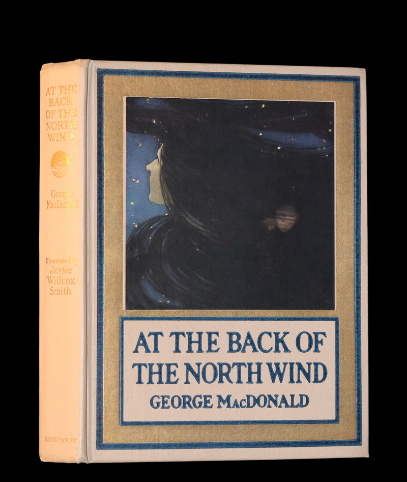 1919 First Edition Book - AT THE BACK OF THE NORTH WIND Illustrated by Jessie Willcox Smith.