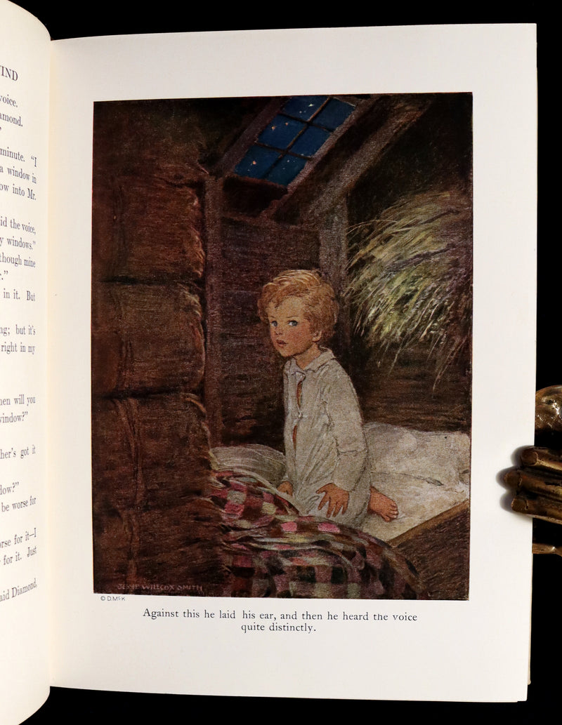 1919 First Edition Book - AT THE BACK OF THE NORTH WIND Illustrated by Jessie Willcox Smith.