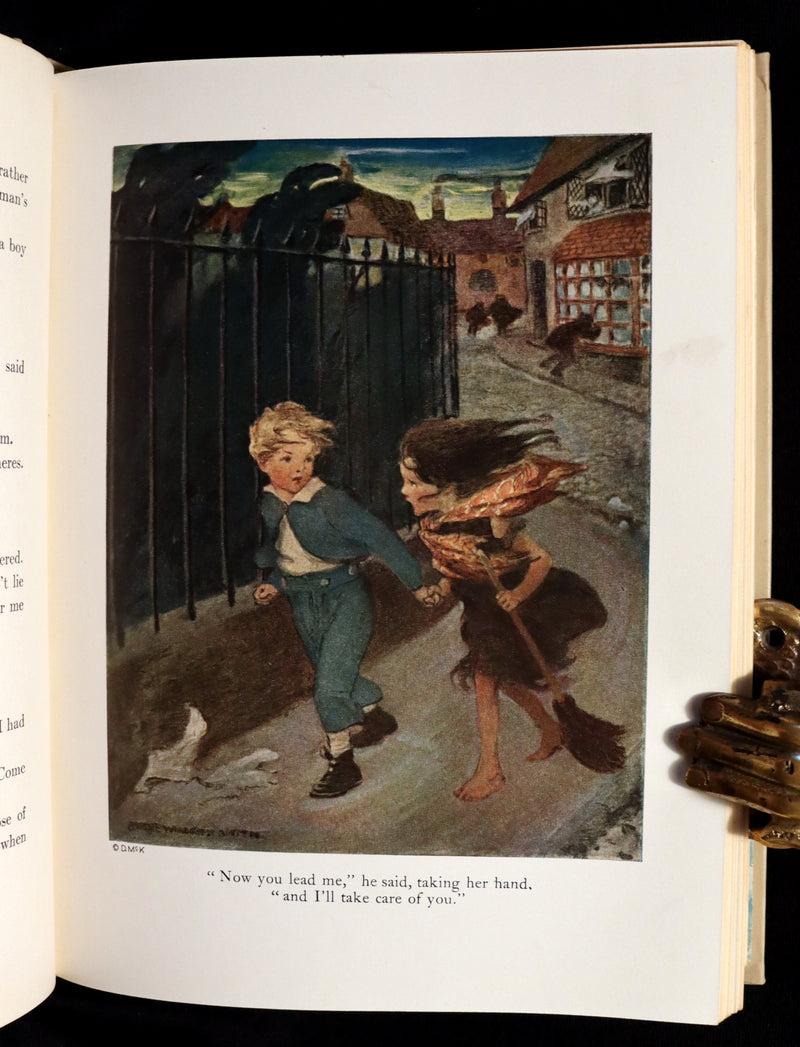 1919 First Edition Book - AT THE BACK OF THE NORTH WIND Illustrated by Jessie Willcox Smith.