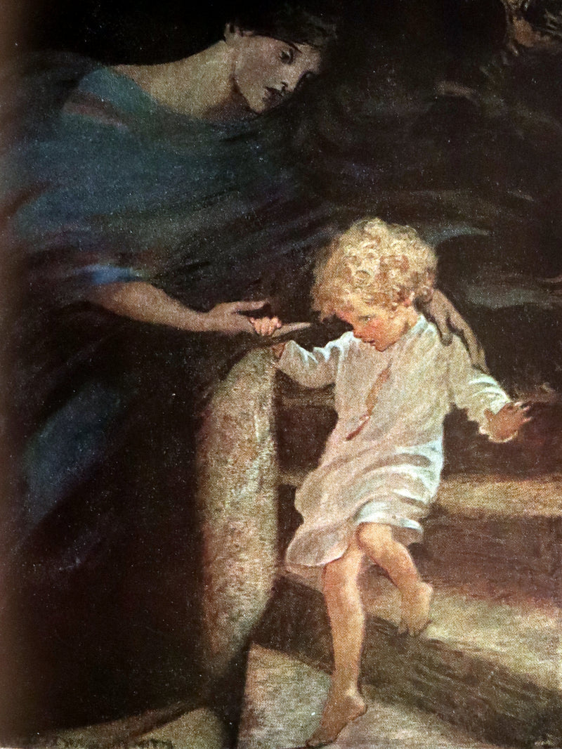 1919 First Edition Book - AT THE BACK OF THE NORTH WIND Illustrated by Jessie Willcox Smith.