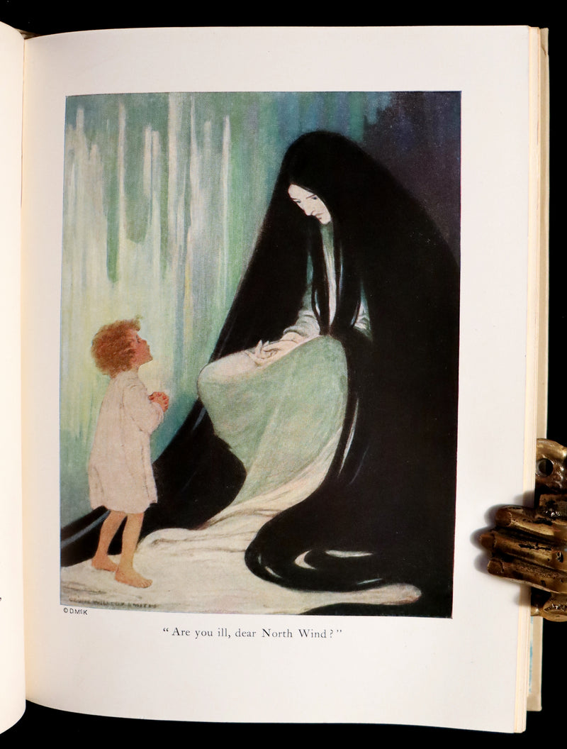 1919 First Edition Book - AT THE BACK OF THE NORTH WIND Illustrated by Jessie Willcox Smith.