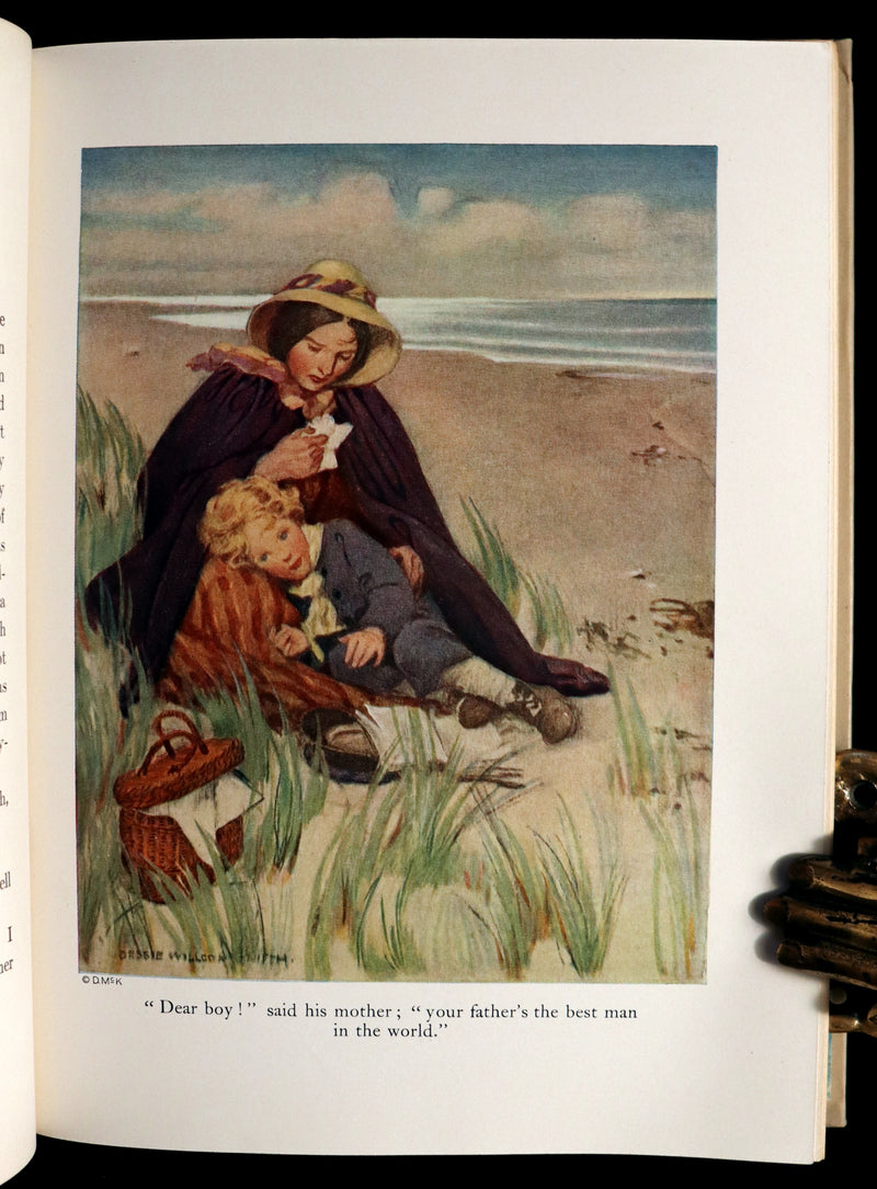 1919 First Edition Book - AT THE BACK OF THE NORTH WIND Illustrated by Jessie Willcox Smith.