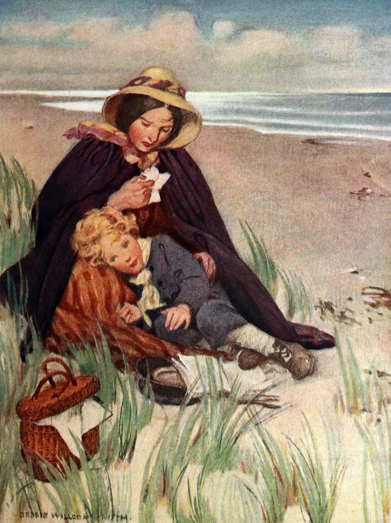 1919 First Edition Book - AT THE BACK OF THE NORTH WIND Illustrated by Jessie Willcox Smith.