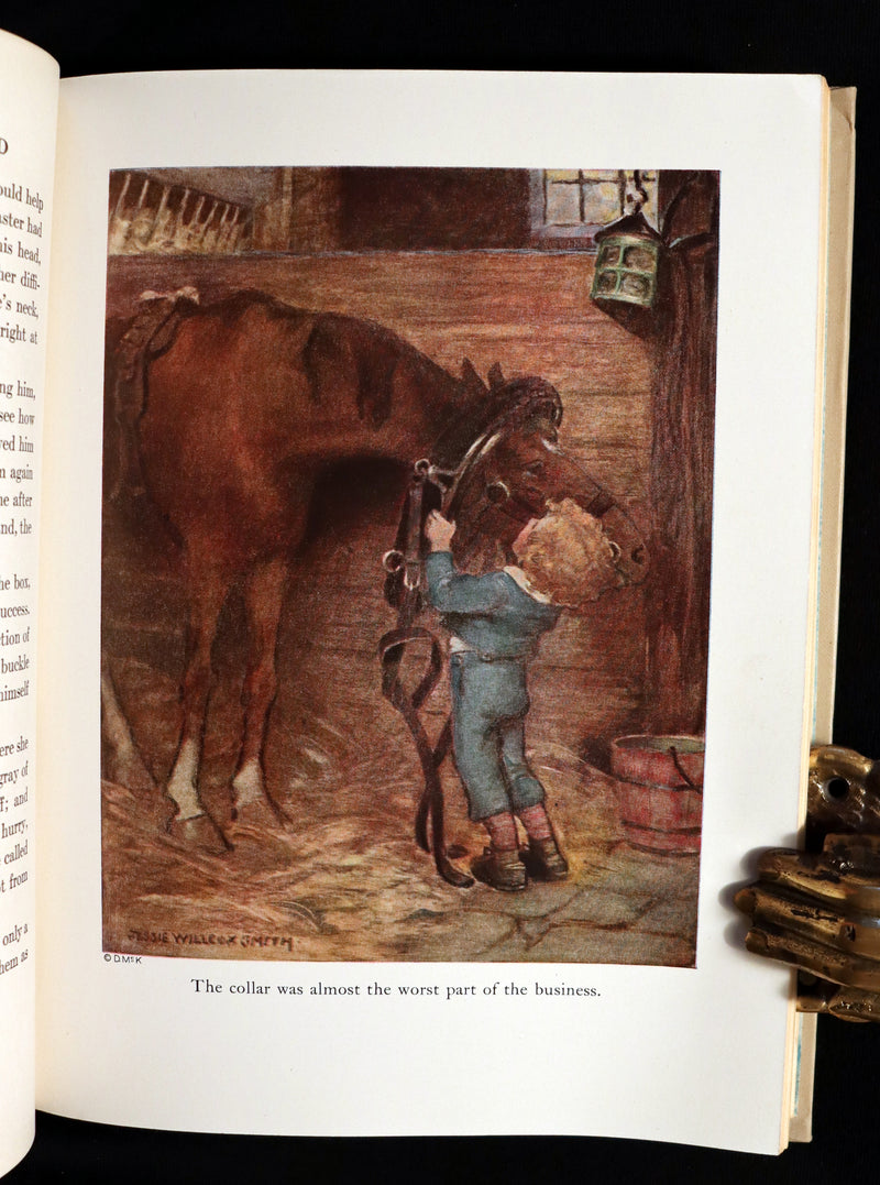1919 First Edition Book - AT THE BACK OF THE NORTH WIND Illustrated by Jessie Willcox Smith.