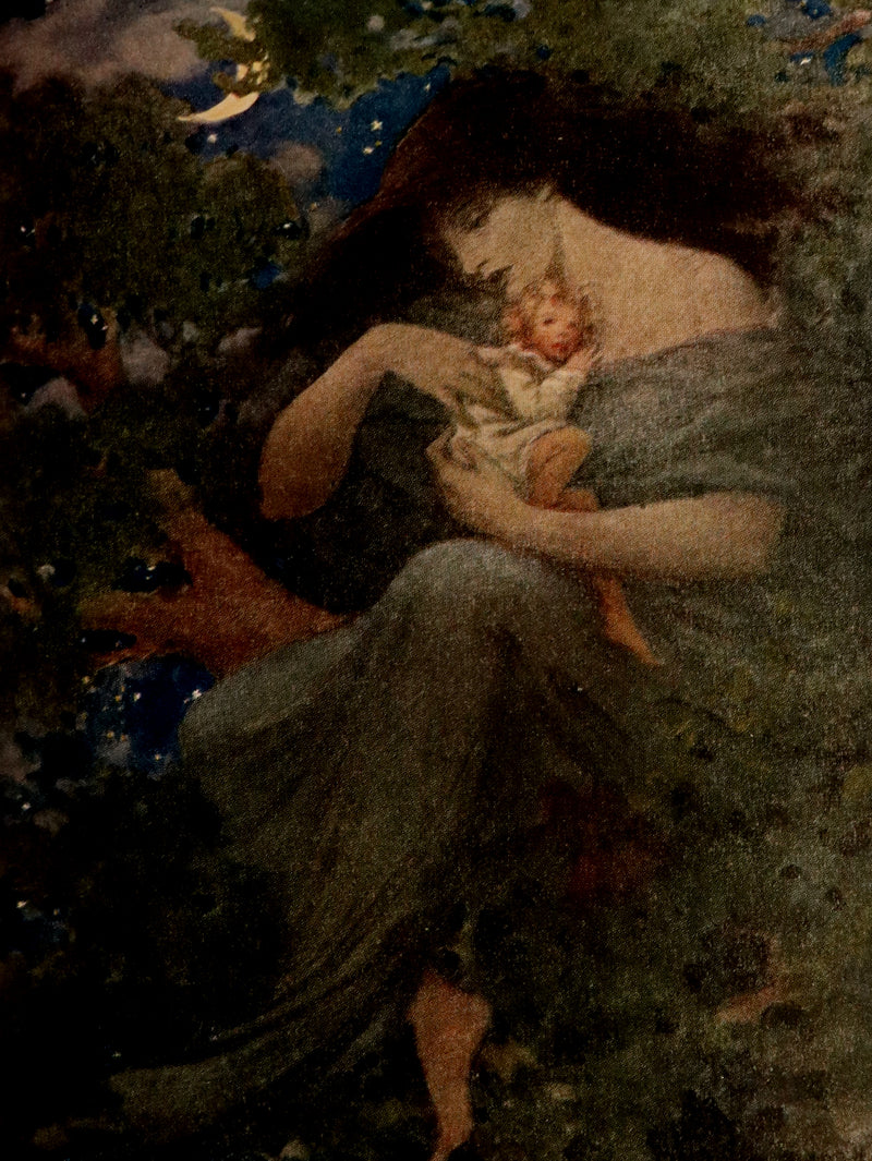 1919 First Edition Book - AT THE BACK OF THE NORTH WIND Illustrated by Jessie Willcox Smith.