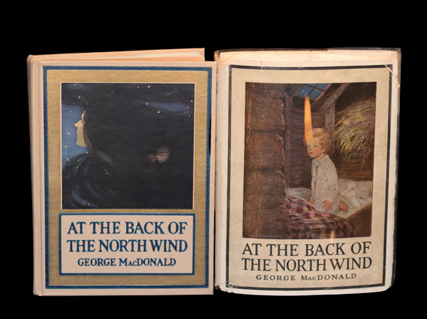 1919 First Edition Book - AT THE BACK OF THE NORTH WIND Illustrated by Jessie Willcox Smith.