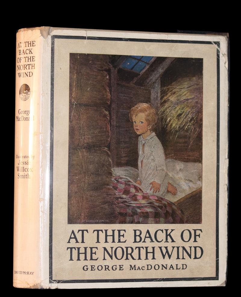 1919 First Edition Book - AT THE BACK OF THE NORTH WIND Illustrated by Jessie Willcox Smith.