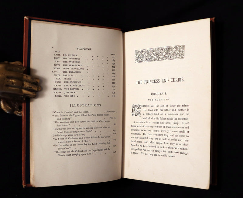 1890 Scarce Book - The Princess And Curdie by George Macdonald illustrated by James Allen.