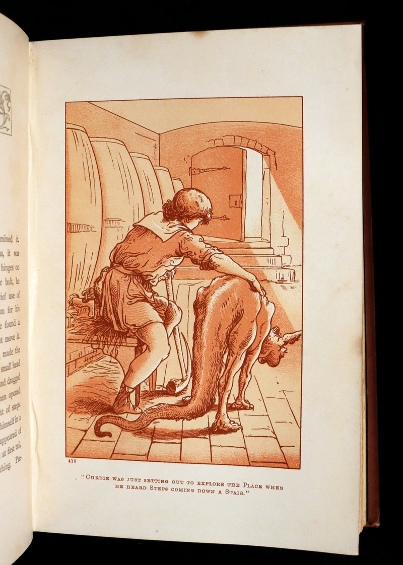 1890 Scarce Book - The Princess And Curdie by George Macdonald illustrated by James Allen.