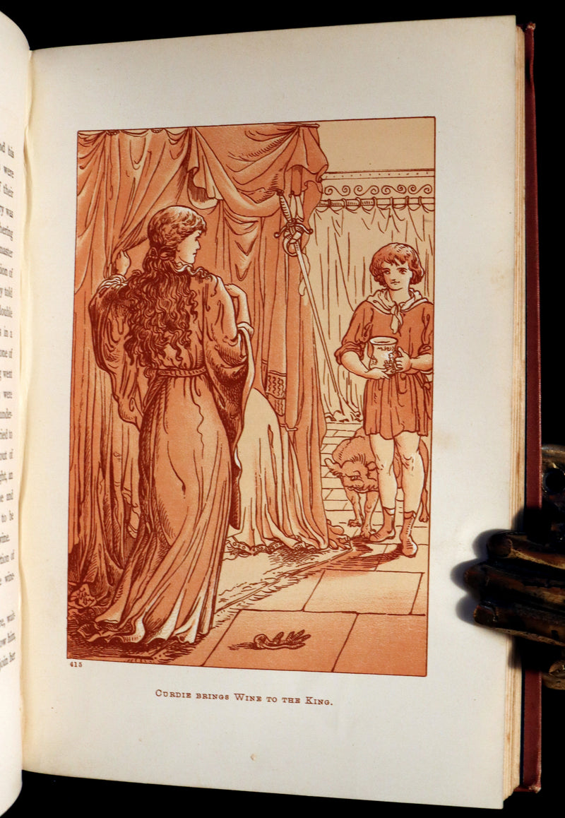 1890 Scarce Book - The Princess And Curdie by George Macdonald illustrated by James Allen.