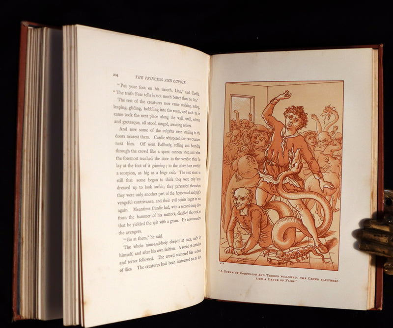 1890 Scarce Book - The Princess And Curdie by George Macdonald illustrated by James Allen.
