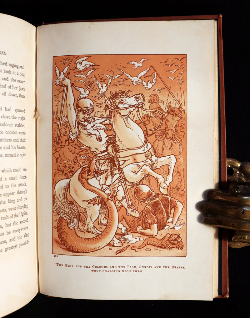 1890 Scarce Book - The Princess And Curdie by George Macdonald illustrated by James Allen.