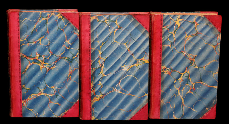 1822 Rare First Edition Book set in Regency binding - The PIRATE by Walter Scott. Baron Newborough copy.