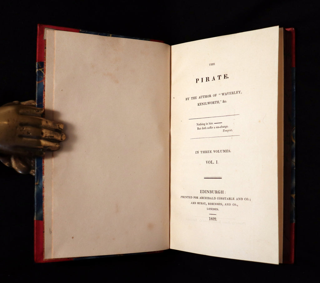 1858 Rare Book set - The Pirate by Walter Scott – MFLIBRA - Antique Books