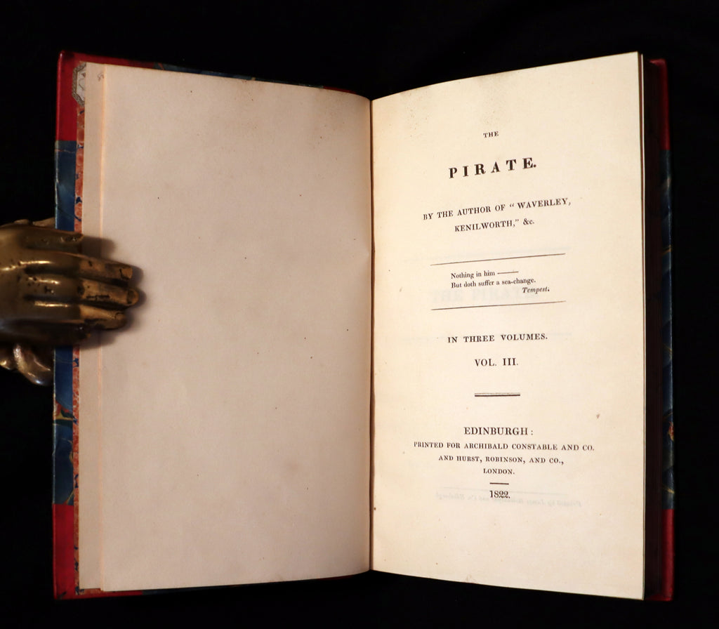 1858 Rare Book set - The Pirate by Walter Scott – MFLIBRA - Antique Books