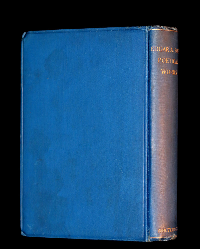 1890 Rare Book - Poems by Edgar Allan POE (The Raven, Lenore, Ulalume, ...). Complete.