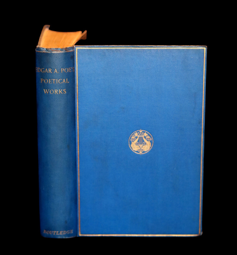 1890 Rare Book - Poems by Edgar Allan POE (The Raven, Lenore, Ulalume, ...). Complete.