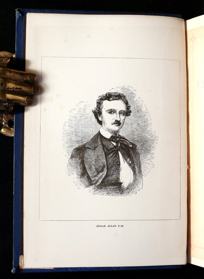 1890 Rare Book - Poems by Edgar Allan POE (The Raven, Lenore, Ulalume, ...). Complete.