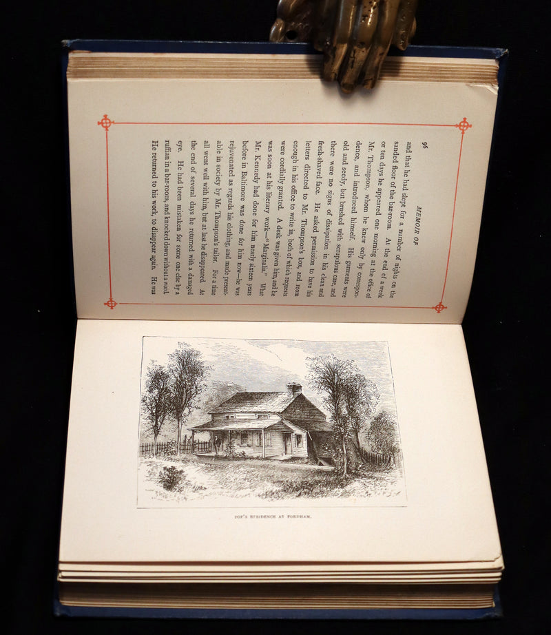 1890 Rare Book - Poems by Edgar Allan POE (The Raven, Lenore, Ulalume, ...). Complete.