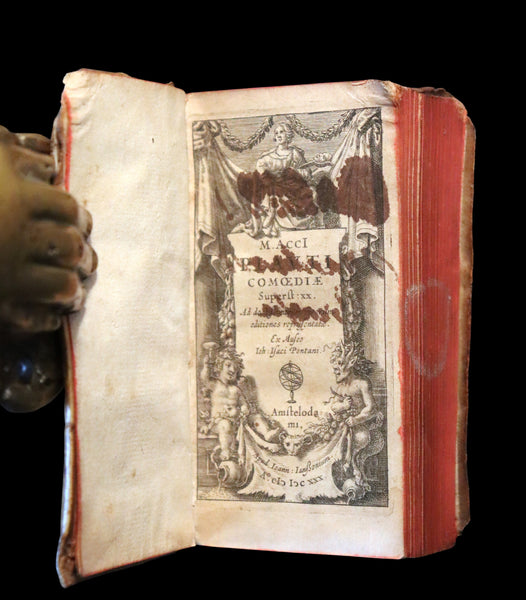 1630 Rare Latin Vellum Book - PLAUTUS Plays - Plauti Comoediae superst : XX.