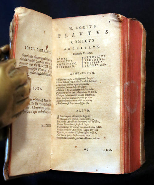 1630 Rare Latin Vellum Book - PLAUTUS Plays - Plauti Comoediae superst : XX.