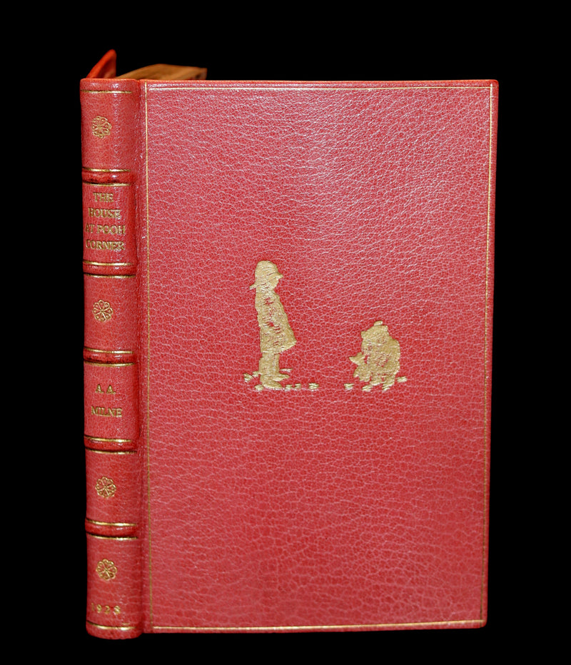 1928 First UK Edition - A. A. Milne & Ernest H. Shepard - The HOUSE at POOH CORNER. Finely Bound.
