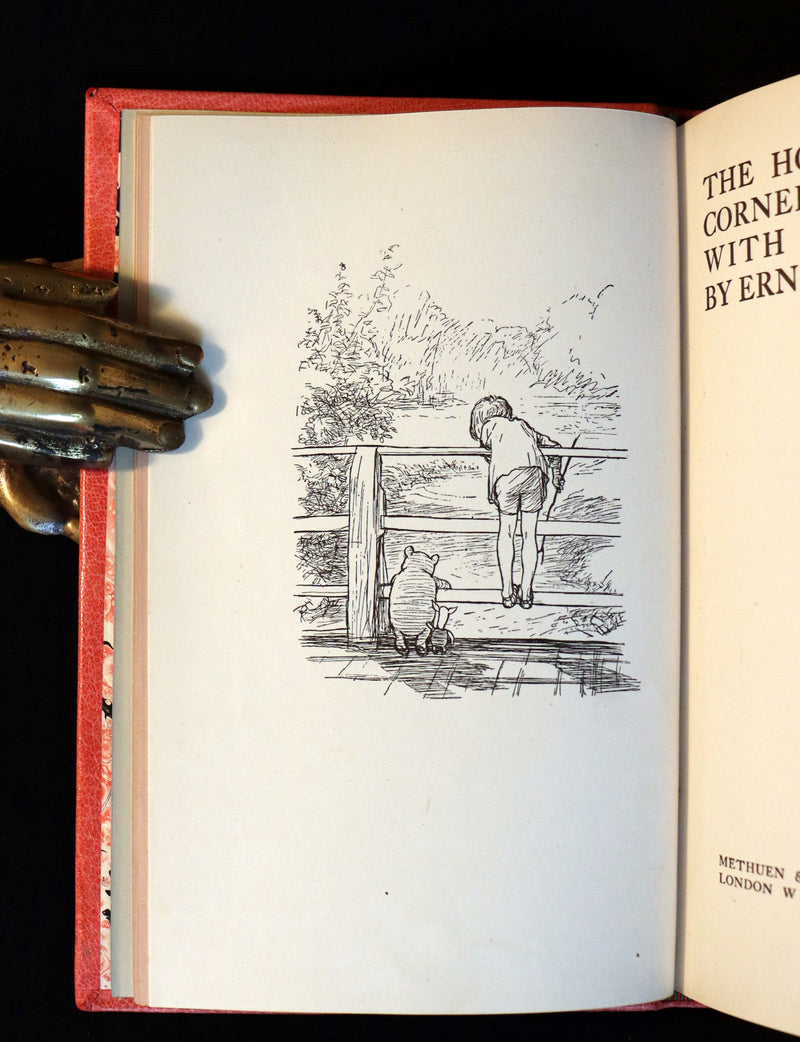 1928 First UK Edition - A. A. Milne & Ernest H. Shepard - The HOUSE at POOH CORNER. Finely Bound.