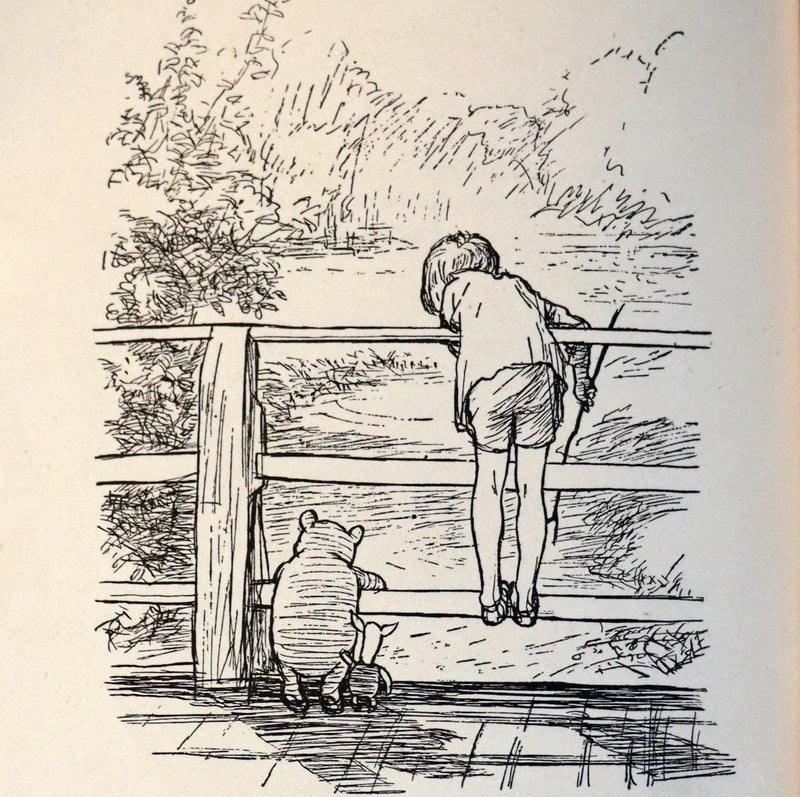 1928 First UK Edition - A. A. Milne & Ernest H. Shepard - The HOUSE at POOH CORNER. Finely Bound.