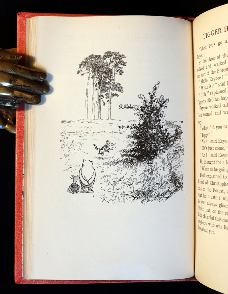 1928 First UK Edition - A. A. Milne & Ernest H. Shepard - The HOUSE at POOH CORNER. Finely Bound.