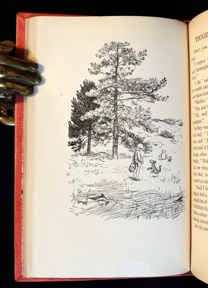 1928 First UK Edition - A. A. Milne & Ernest H. Shepard - The HOUSE at POOH CORNER. Finely Bound.
