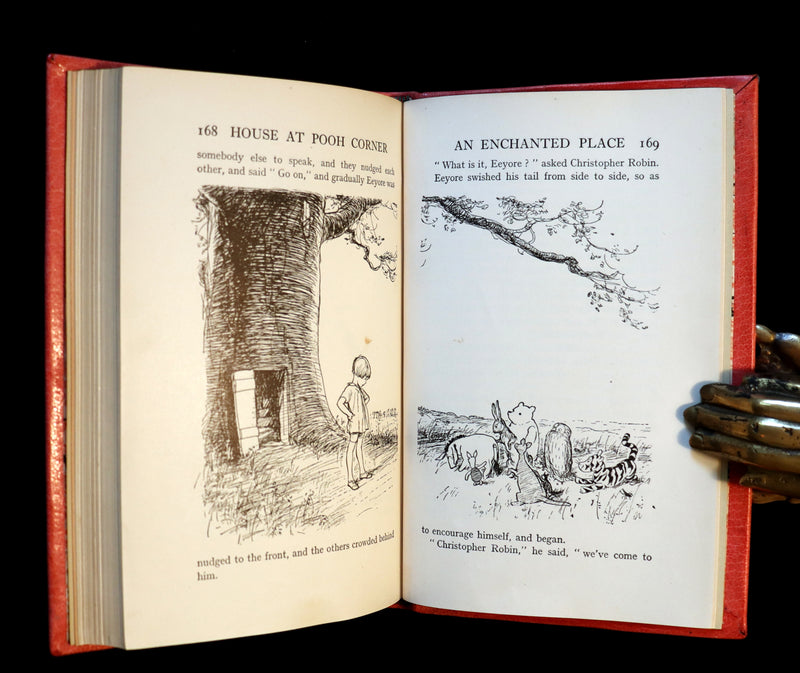 1928 First UK Edition - A. A. Milne & Ernest H. Shepard - The HOUSE at POOH CORNER. Finely Bound.