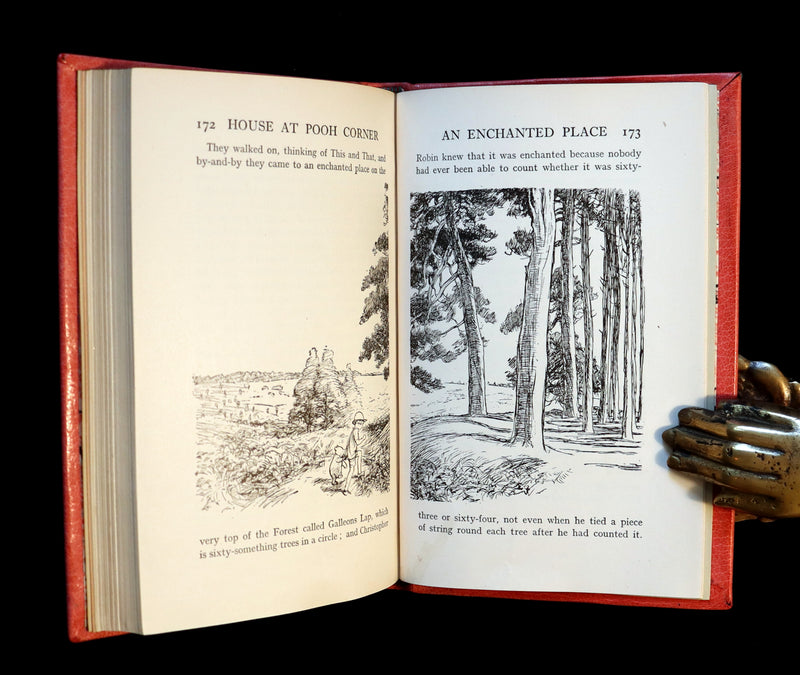 1928 First UK Edition - A. A. Milne & Ernest H. Shepard - The HOUSE at POOH CORNER. Finely Bound.