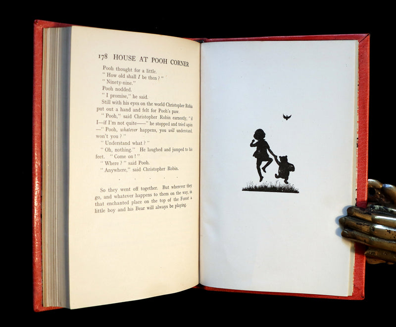 1928 First UK Edition - A. A. Milne & Ernest H. Shepard - The HOUSE at POOH CORNER. Finely Bound.